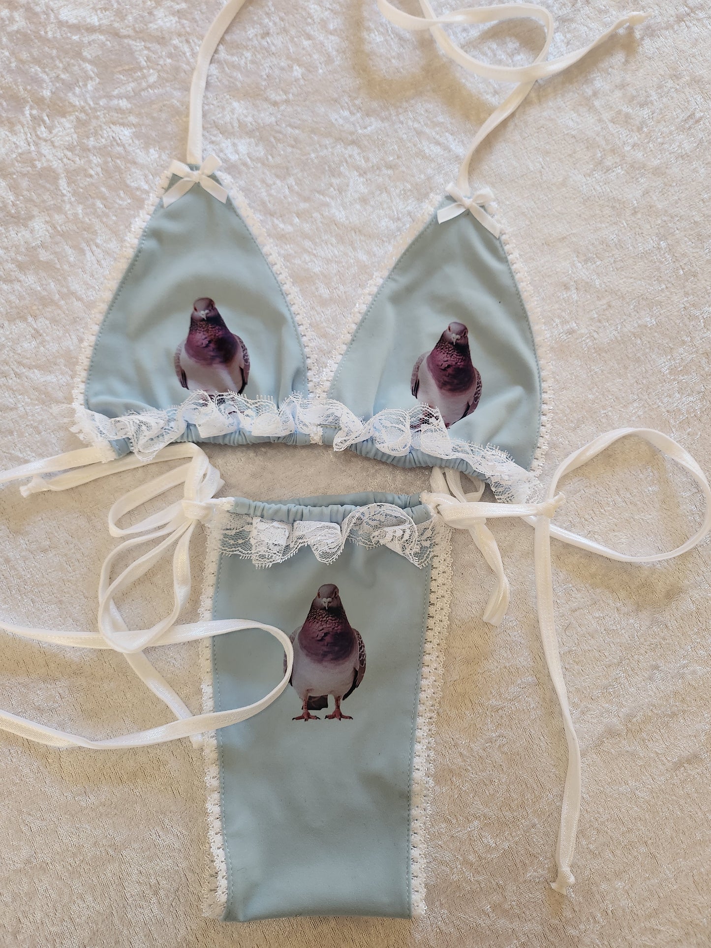 Blue Pigeonkini Set Pre Order