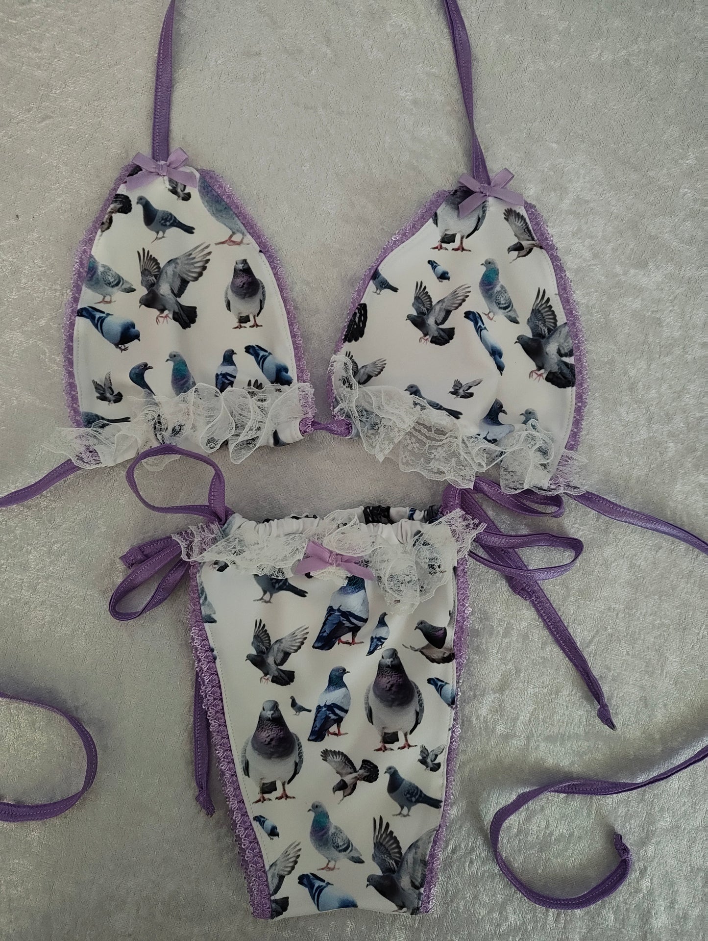 White Pigeon Bikini Pre Order