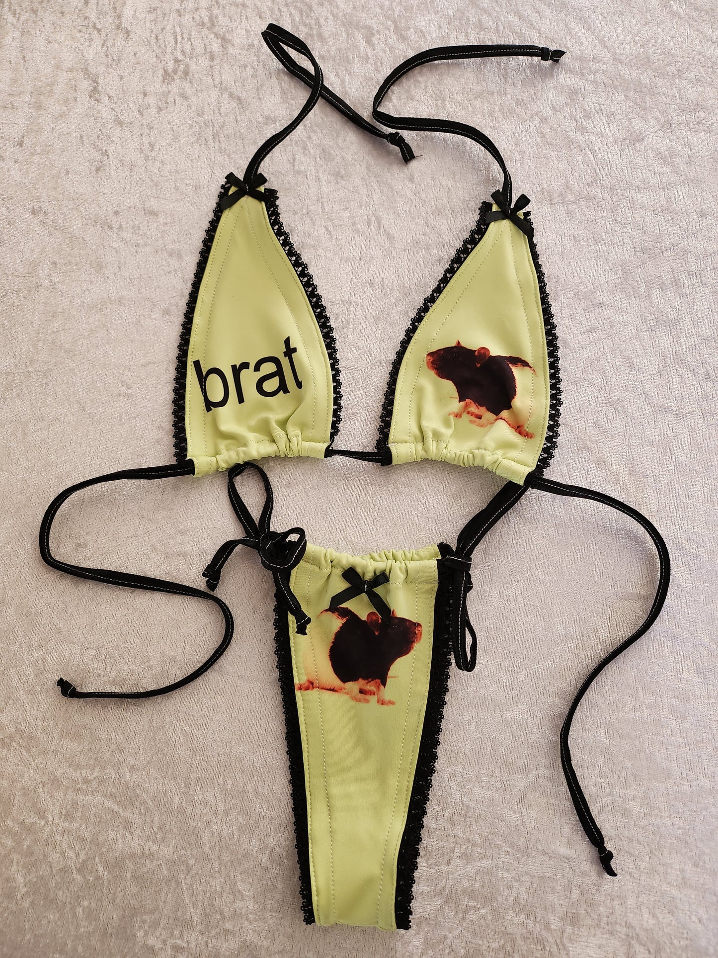 Pre Order Brat Rat Lingerie Set