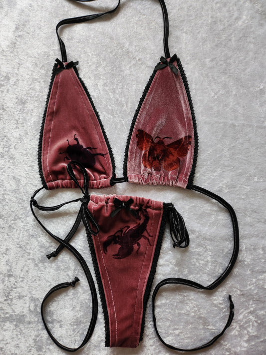 Velvet Bug Lingerie Set