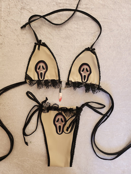 Ghostface Cream Bikini