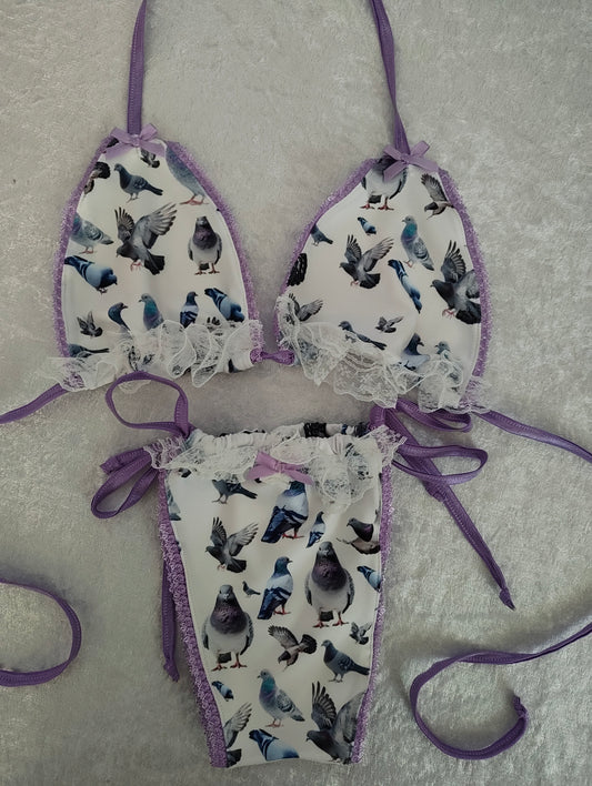 White Pigeon Bikini Pre Order