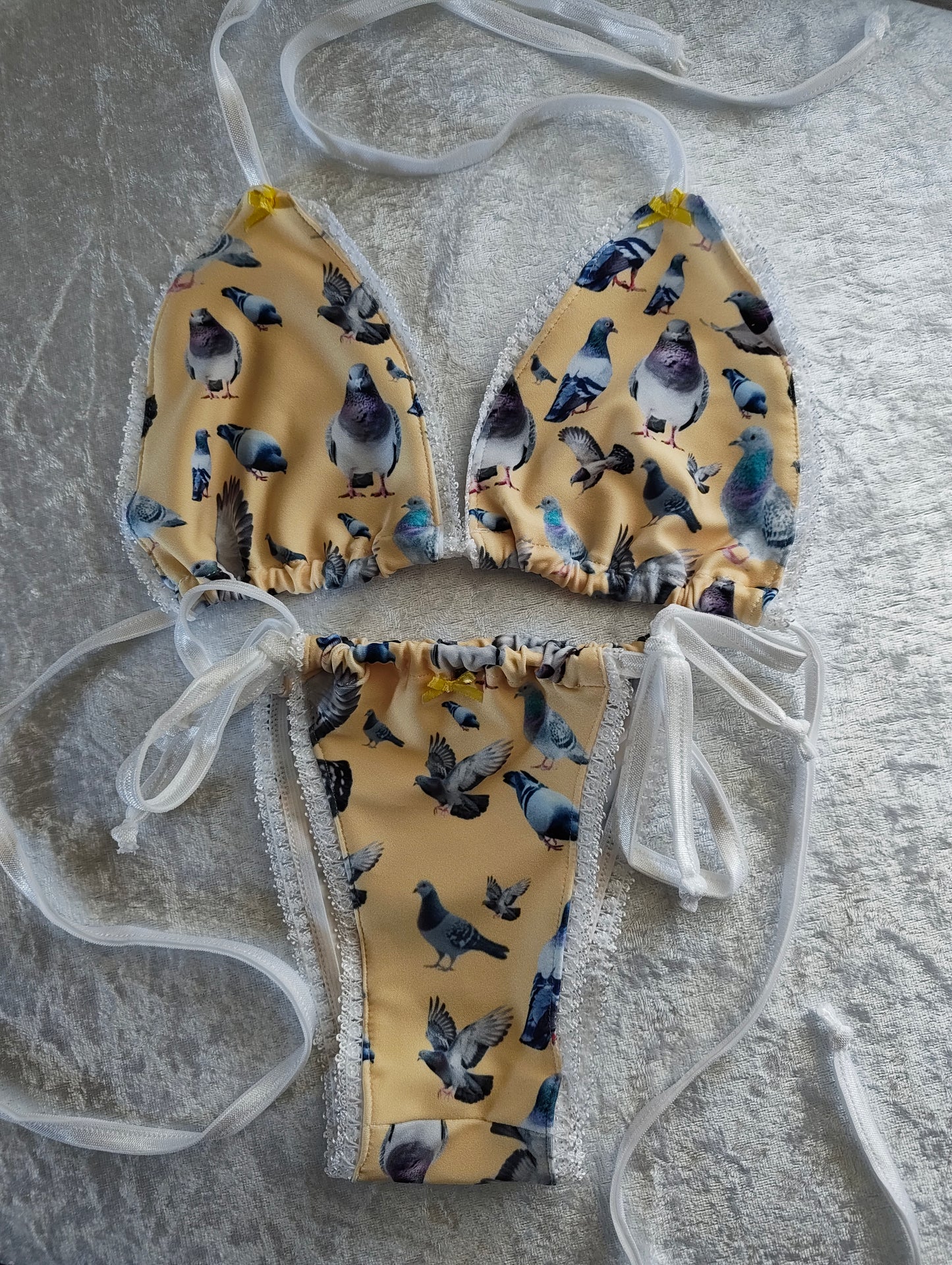 Eco Butter Yellow Pigeon Bikini Pre Order